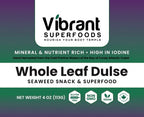 Dulse Whole Leaf Raw Organic Vibrant Superfoods