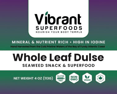 Dulse Whole Leaf Raw Organic Vibrant Superfoods